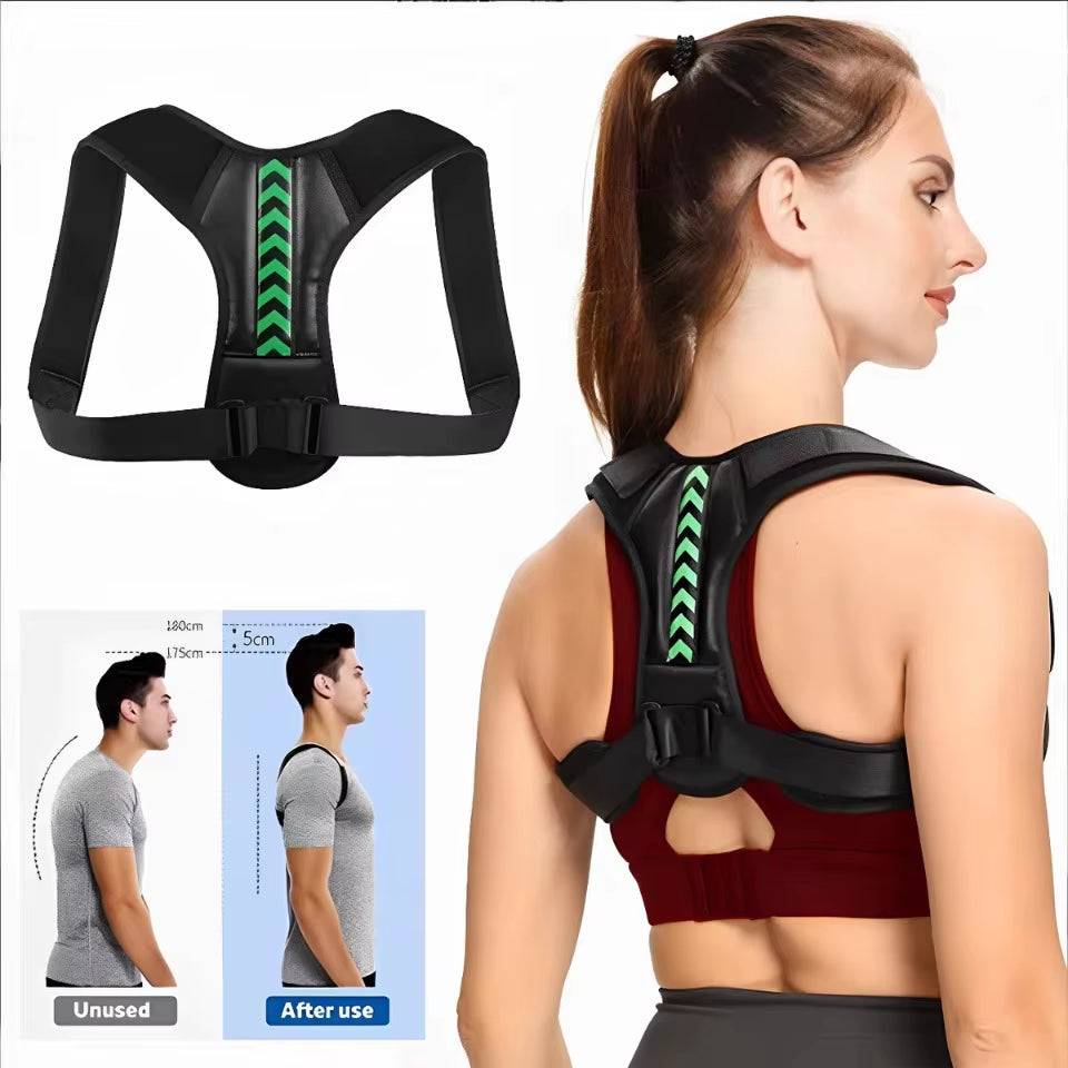 Adjustable Posture Corrector Belt Upper Back Clavicle Spine Support Neck Brace for Home Office Sport Use Shoulder Back Brace