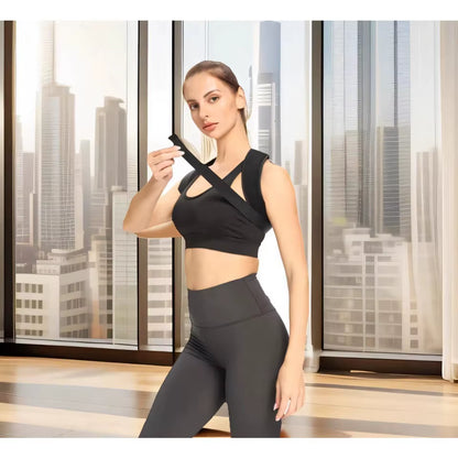 Adjustable Posture Corrector Belt Upper Back Clavicle Spine Support Neck Brace for Home Office Sport Use Shoulder Back Brace