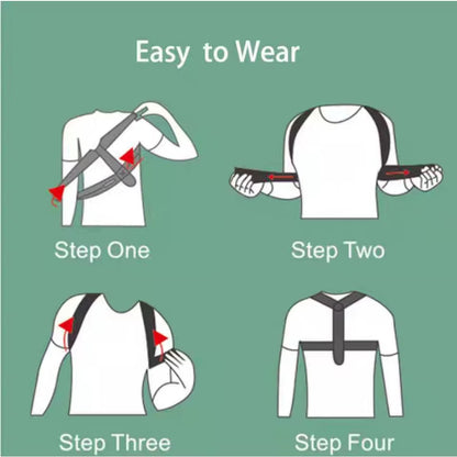 Adjustable Posture Corrector Belt Upper Back Clavicle Spine Support Neck Brace for Home Office Sport Use Shoulder Back Brace